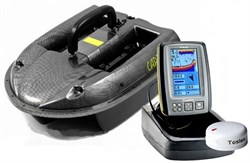 Кораблик  Carpboat Carbon Li-ion и эхолот Fish Finder TF640 комплект 1874