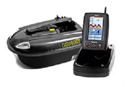 Кораблик Carpboat Mini Carbon Li-ion и эхолот Fish Finder TF640 комплект 1998