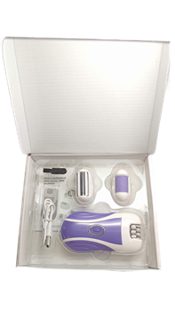 Эпилятор аккумуляторный эпилятор, электробритва и пилинг 3 в 1 2647